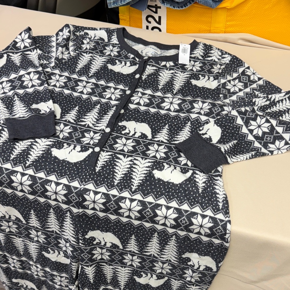 Old Navy One Piece pajama 2X new with tags - Picture 4 of 7
